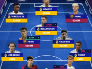 德转西甲最贵阵：姆巴佩亚马尔维尼组成锋线，皇萨包揽十一人