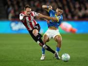 布伦特福德2-2狼队，蒂亚戈破门，阿罗科达雷建功