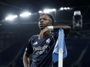 3球4助，曼城是维尼修斯欧冠生涯参与进球并列最多的对手