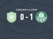 帕尔梅拉斯女足1-0陶巴特女足，塔伊纳-马拉尼昂制胜球