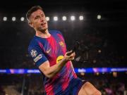 莱万欧冠淘汰赛打进36球超本泽马，赛事历史仅次于梅西和C罗