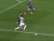 有争议，坎塞洛撞倒特里皮尔未得牌，禁区内扒拉埃兰加未判点