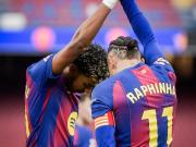 多点开花，巴萨自2011年以来首次欧冠淘汰赛单场5人取得进球